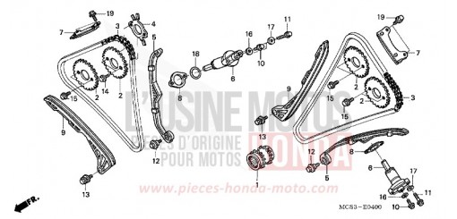 CHAINE A CAMES/TENDEUR ST13002 de 2002